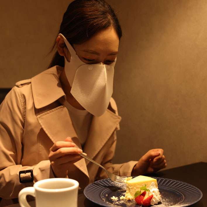 シリカクリン抗菌消臭立体マスク　ショクマスク