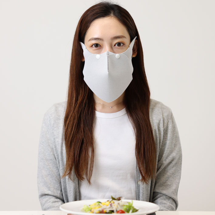 シリカクリン抗菌消臭立体マスク　ショクマスク