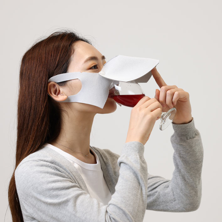 シリカクリン抗菌消臭立体マスク　ショクマスク