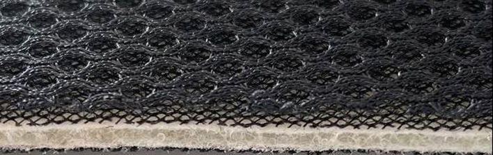 インソールエックスXメッシュ断面