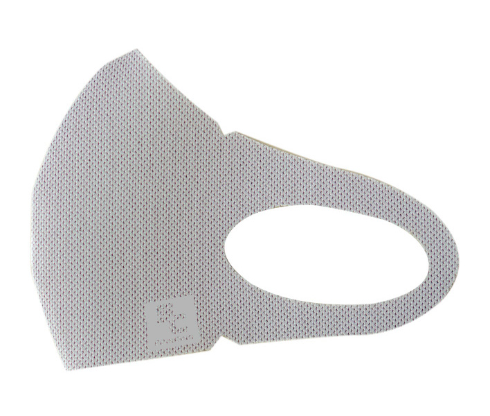 シリカクリン抗菌消臭立体マスク ライトグレー