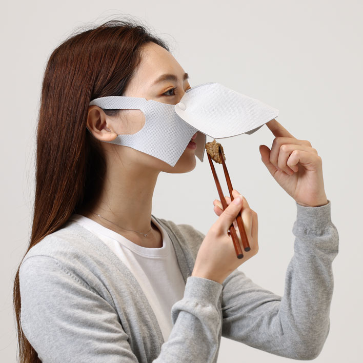 シリカクリン抗菌消臭立体マスク　ショクマスク