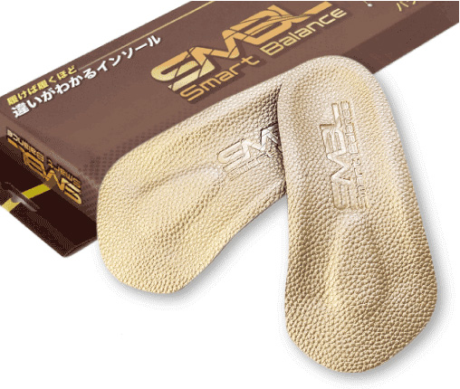 ◎スマートバランスインソールハーフサイズゴールド